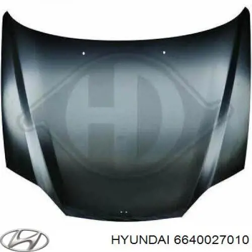 Капот Hyundai/Kia 6640027010 ціна, від  USD