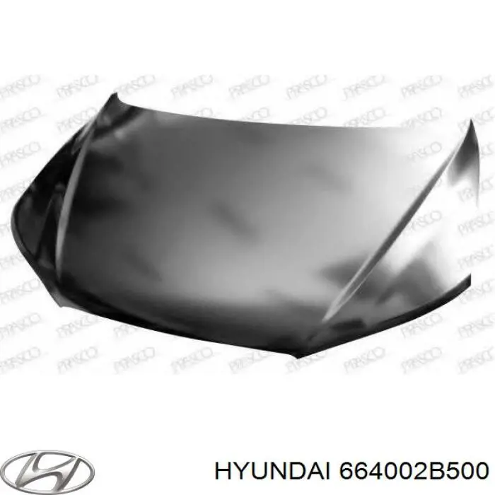 Капот Hyundai/Kia 664002B500 ціна, від 351.47 USD