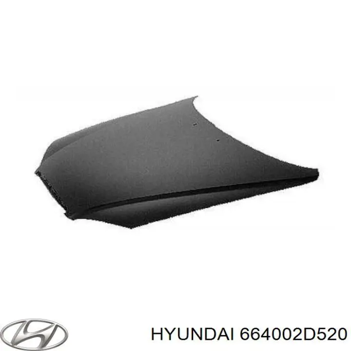 664002D520 Hyundai/Kia капот