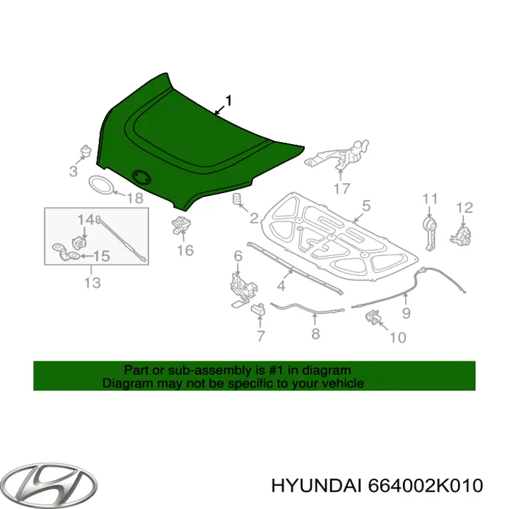 Капот KIA Soul I хетчбек (AM) (2008 - 2013) ціна, від 177.12 USD