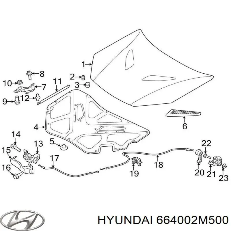 Деталь на Hyundai Genesis BK