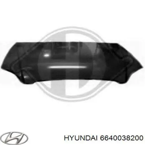Капот Hyundai/Kia 6640038200 ціна, від 1272.02 USD