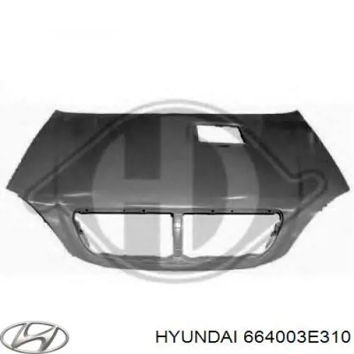 664003E310 Hyundai/Kia Капот
