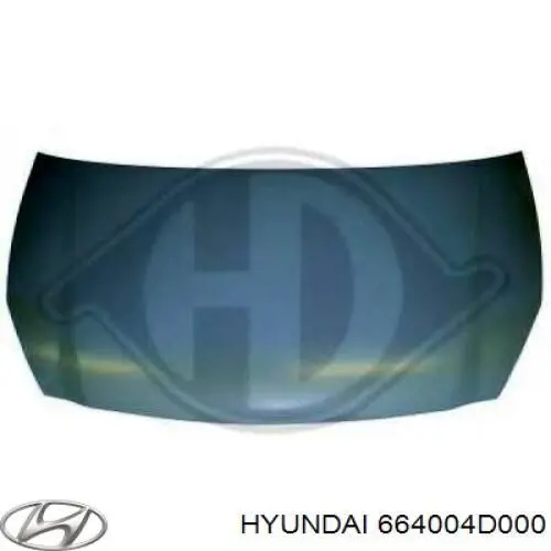 664004D000 Hyundai/Kia капот