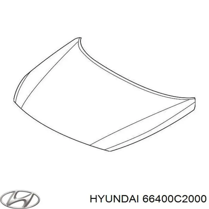 66400C2000 Hyundai/Kia капот