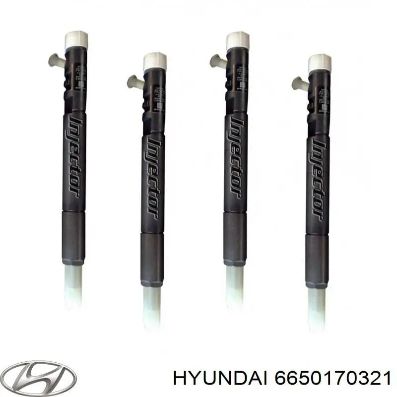 6650170121 Hyundai/Kia форсунка вприску палива