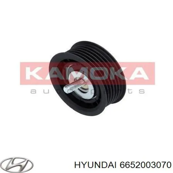6652003070 Hyundai/Kia ролик приводного ременя, паразитний