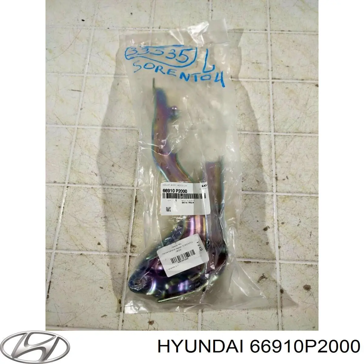 Петля капота, ліва Hyundai/Kia 66910P2000 ціна, від 23.70 USD