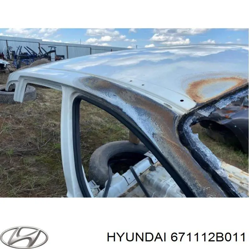Дах кабіни в зборі Hyundai/Kia 671112B011 ціна, від 190.04 USD