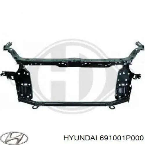 691001P000 Hyundai/Kia панель задня, багажного відсіку