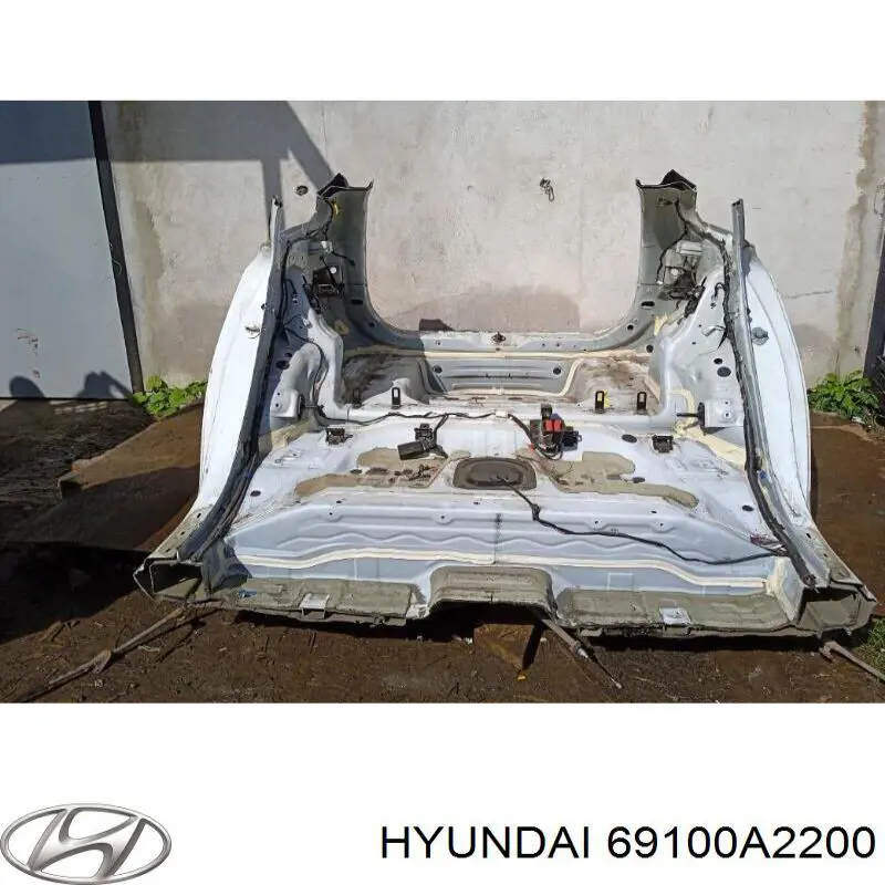 69100A2200 Hyundai/Kia панель задня, багажного відсіку