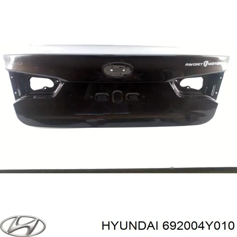 692004Y010 Hyundai/Kia Кришка багажника