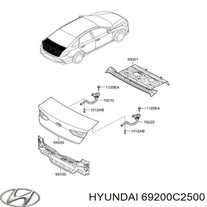  69200C2500 Hyundai/Kia