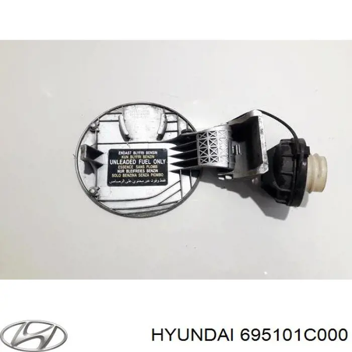 695101C000 Hyundai/Kia лючок бензобака/паливного бака