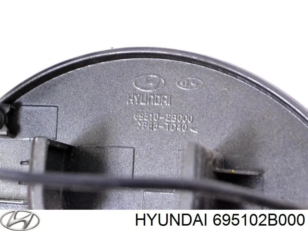 Лючок бензобака/паливного бака на Hyundai Santa Fe (CM)