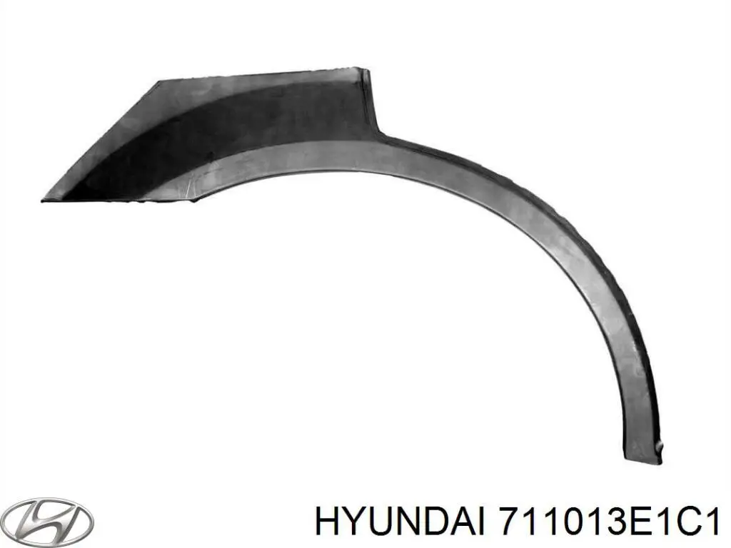 Крило заднє Hyundai/Kia 711013E1C1 ціна, від 63.33 USD