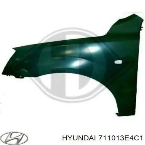 Купити 711013E4C1 Hyundai/Kia Крило заднє ліве