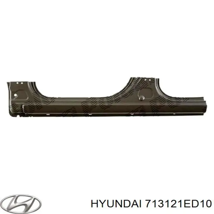 Поріг зовнішній лівий Hyundai Accent (MC) (Хендай Акцент)