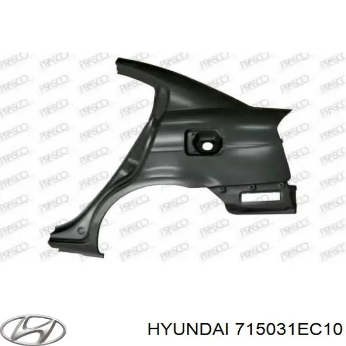 Крило заднє Hyundai/Kia 715031EC10 ціна, від 204.61 USD