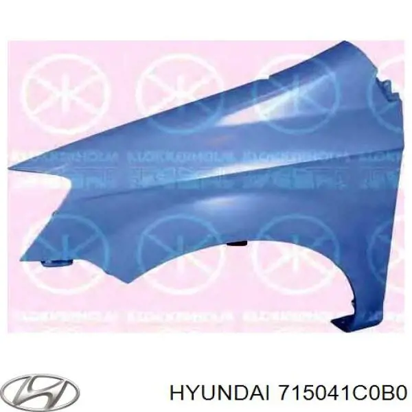 Купити 715041C0B0 Hyundai/Kia Крило заднє праве