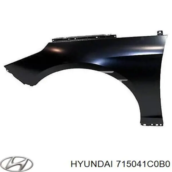 715041C0B0 Hyundai/Kia крило заднє праве