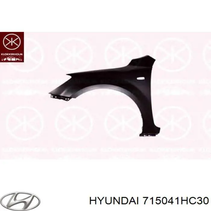 715041HC30 Hyundai/Kia крило заднє праве