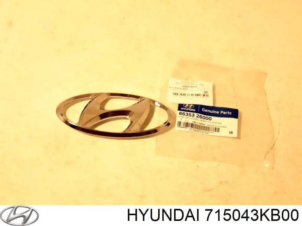 Купити 715043KB00 Hyundai/Kia Крило заднє праве