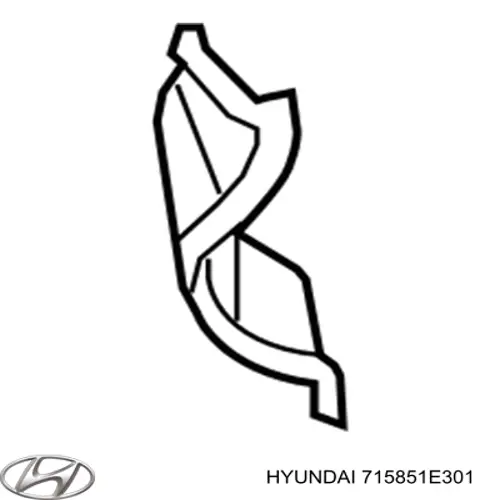 Панель кріплення задніх ліхтарів Hyundai/Kia 715851E301 ціна, від 51.33 USD