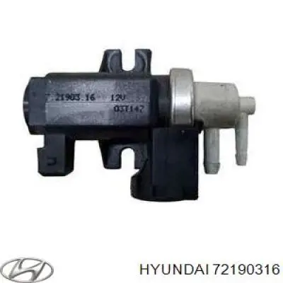 72190316 Hyundai/Kia перетворювач тиску (соленоїд наддуву/EGR)