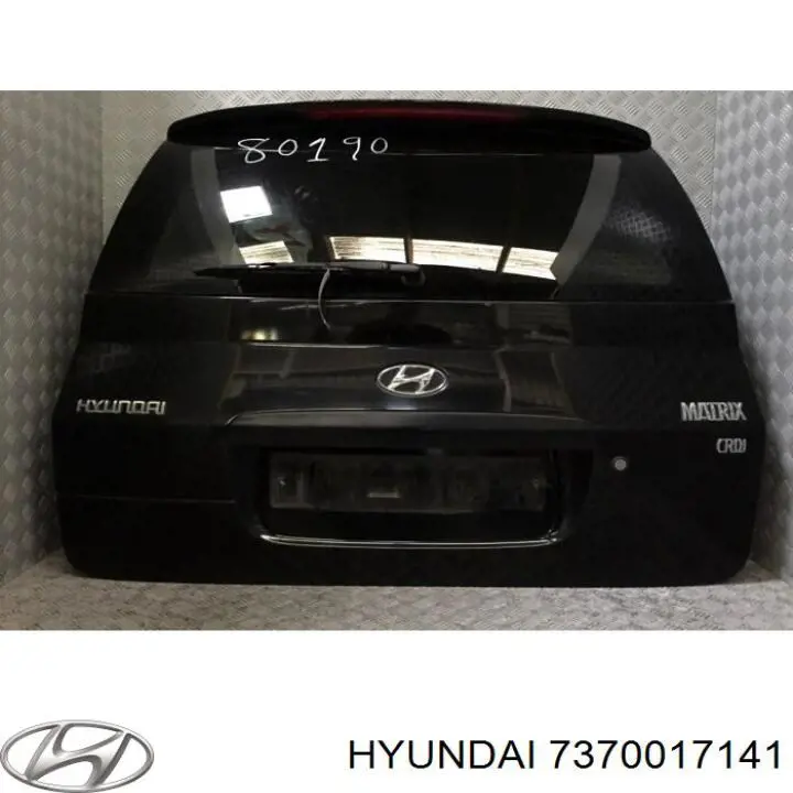 Двері задні, багажні (3-і)/(5-і) (ляда) Hyundai Matrix (FC) (Хендай Матрікс)