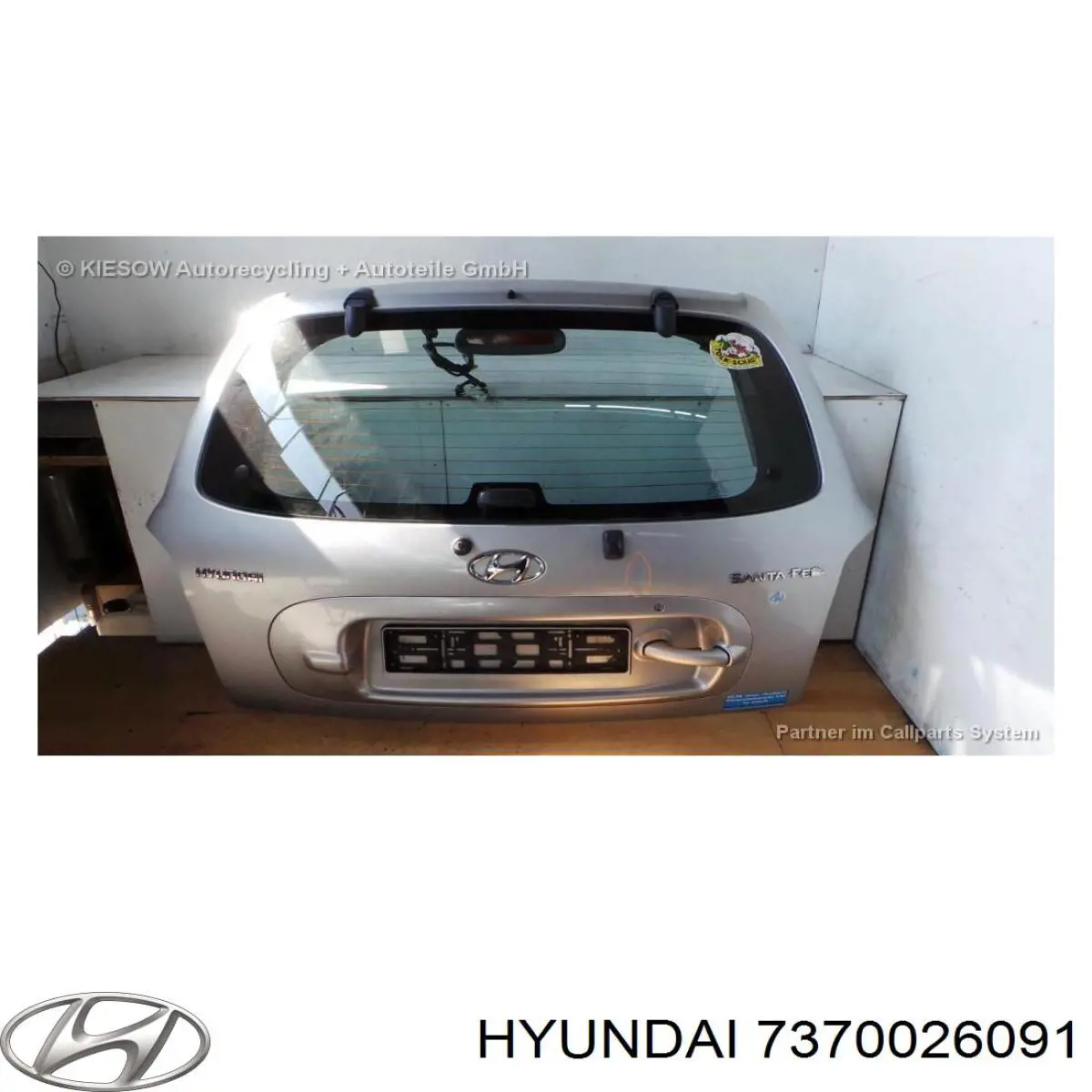 Двері задні, багажні (3-і)/(5-і) (ляда) Hyundai Santa Fe 1 (SM) (Хендай Санта фе)