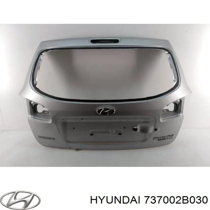 Двері задні, багажні (3-і)/(5-і) (ляда) Hyundai Santa Fe 2 (Хендай Санта фе)