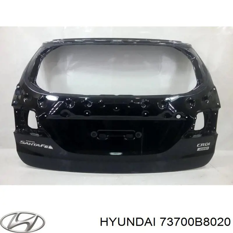 Двері задні, багажні (3-і)/(5-і) (ляда) Hyundai Santa Fe 3 (DM) (Хендай Санта фе)
