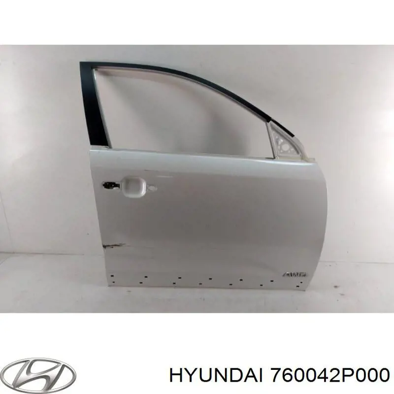 760042P000 Hyundai/Kia Пасажирські передні двері
