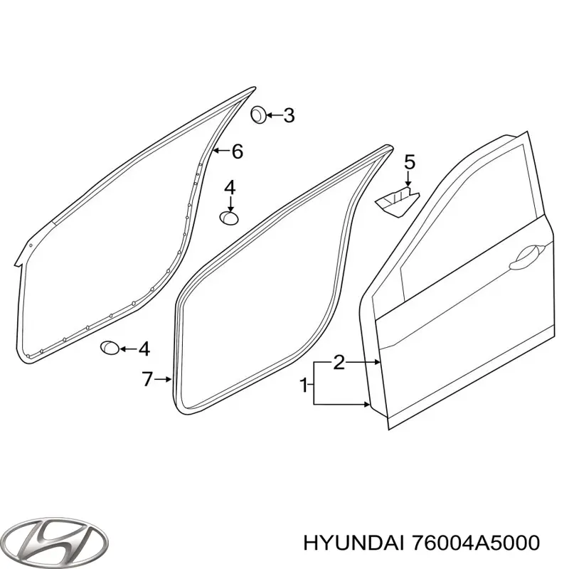  76004A5000 Hyundai/Kia