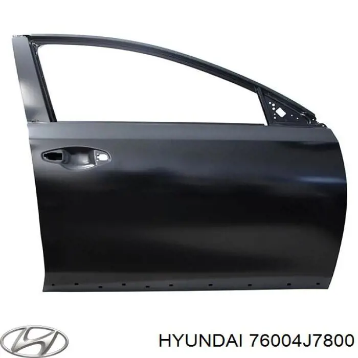 Двері передні, праві Hyundai/Kia 76004J7800 ціна, від 372.28 USD