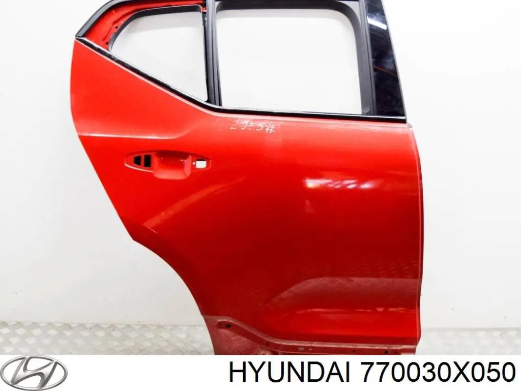 Двері задні, ліві Hyundai I10 (PA) (Хендай Ай 10)