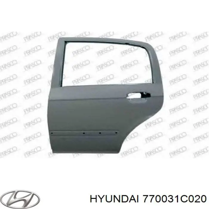 Двері задні Hyundai Getz хетчбек (TB) (2002 - 2011) ціна, від 56.63 USD