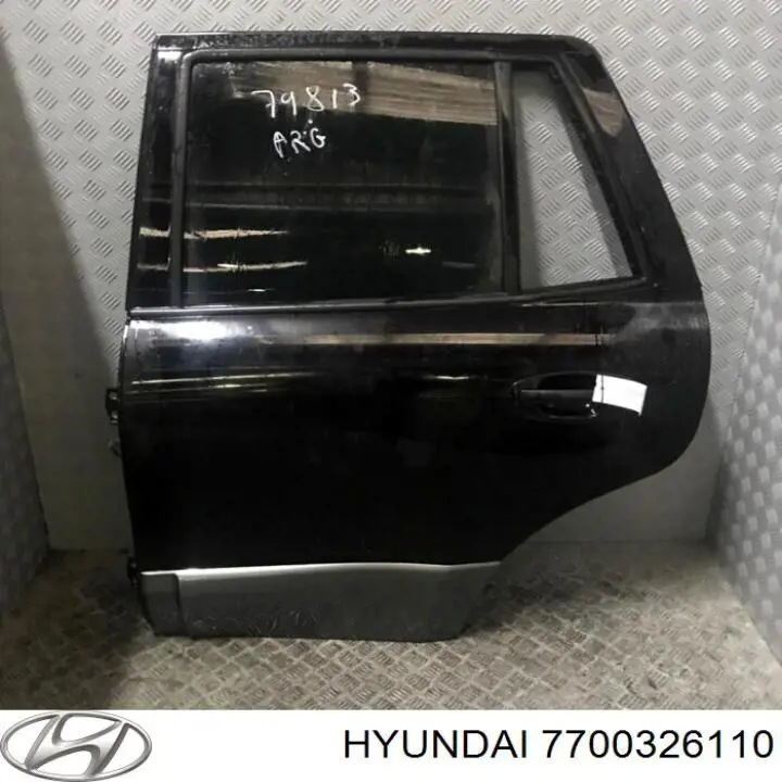 Двері задні Hyundai Santa Fe I позашляховик (SM) (2000 - 2006) ціна, від 57.01 USD