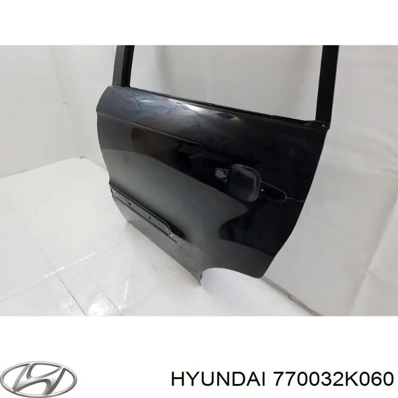 Двері задні, ліві 770032K060 Hyundai/Kia