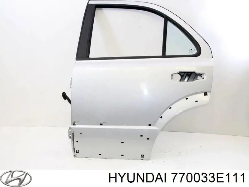 Купити 770033E011 Hyundai/Kia Двері задні, ліві