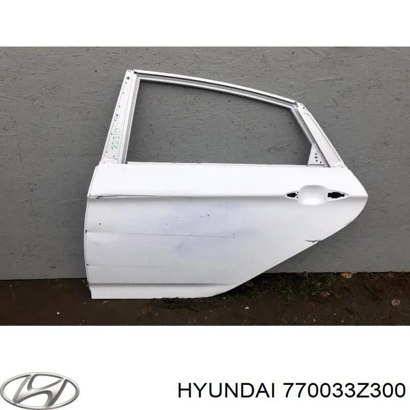 Двері задні, ліві Hyundai I40 (VF) (Хендай I40)