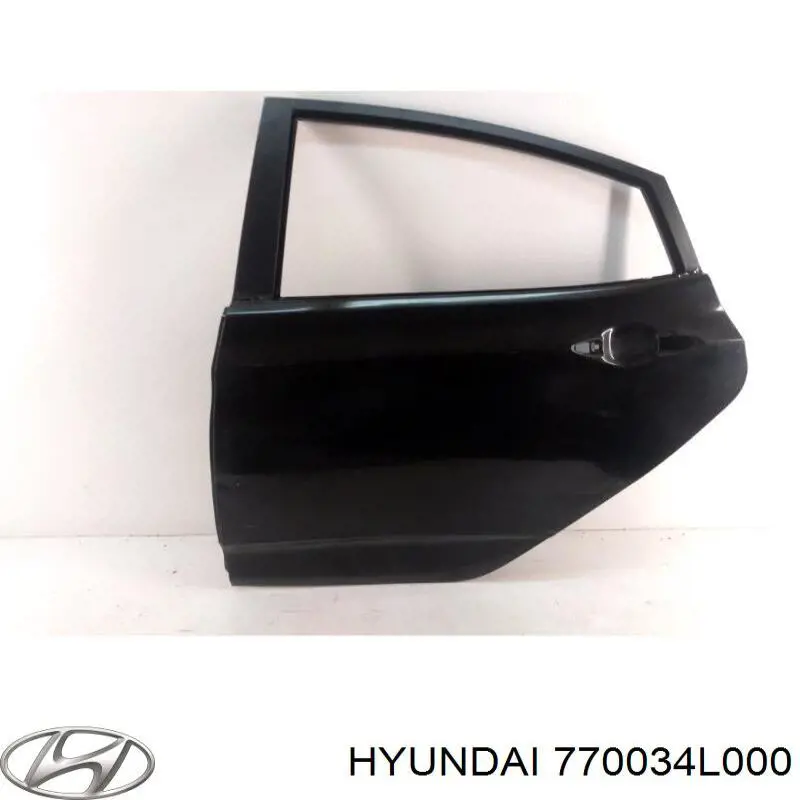 770034L000 Hyundai/Kia Двері пасажирськи задні ліві