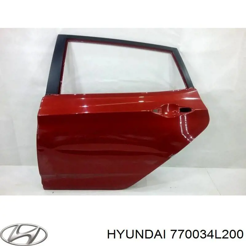 770034L200 Hyundai/Kia двері задні, ліві