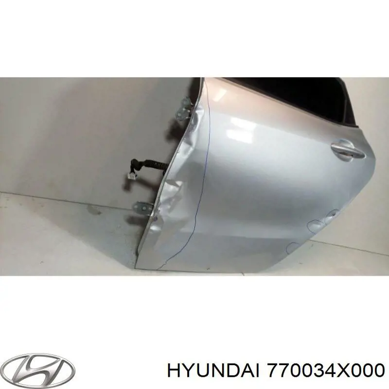 Купити 770034X000 Hyundai/Kia Двері задні, ліві