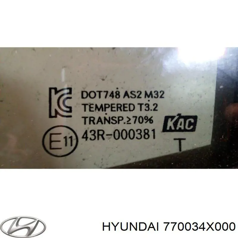 770034X000 Hyundai/Kia Двері пасажирськи задні ліві
