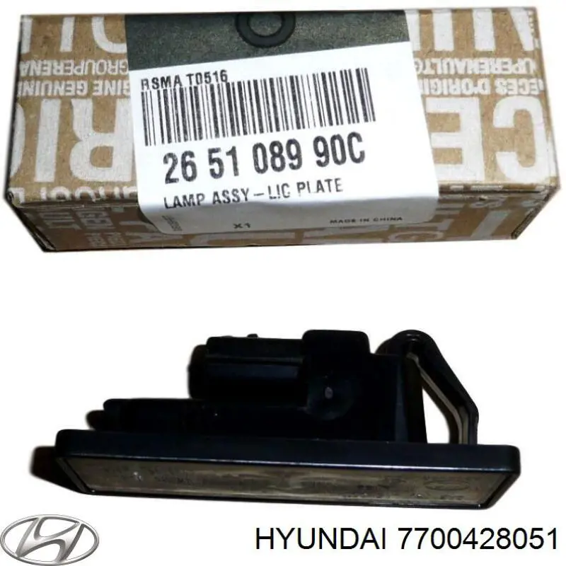 Двері задні, праві 7700428051 Renault (RVI)