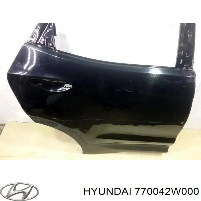  Двері задні, праві Hyundai Santa Fe 3