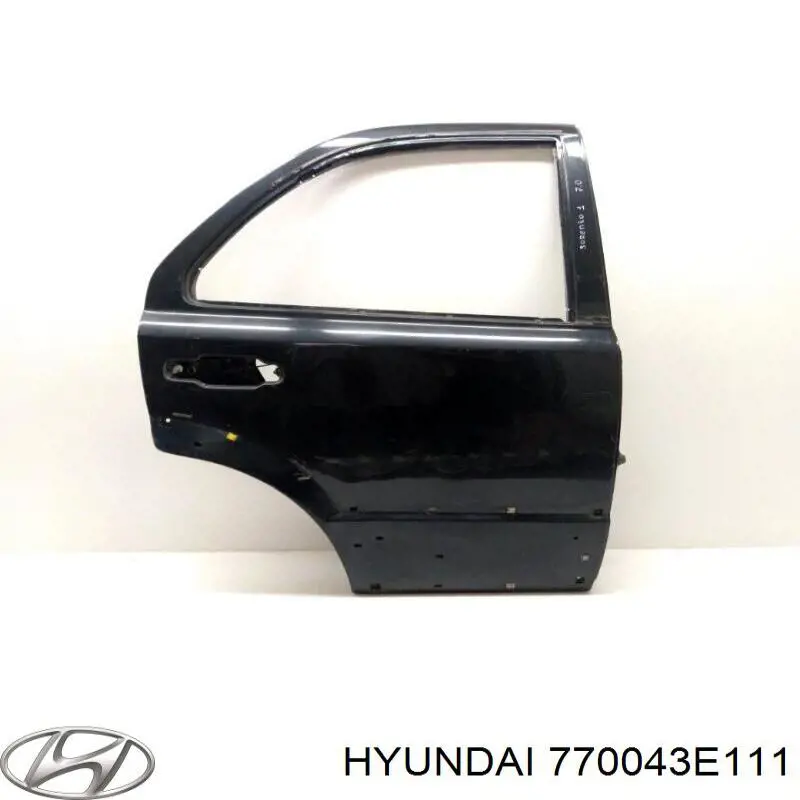 770043E111 Hyundai/Kia двері задні, праві