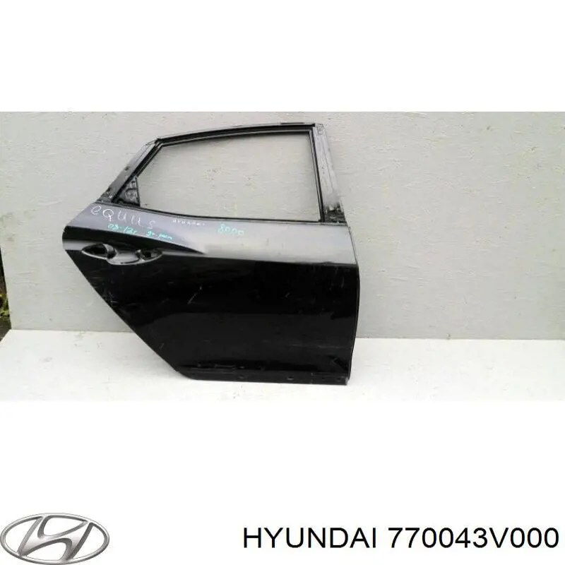 Двері задні, праві Hyundai/Kia 770043V000 ціна, від 414.36 USD